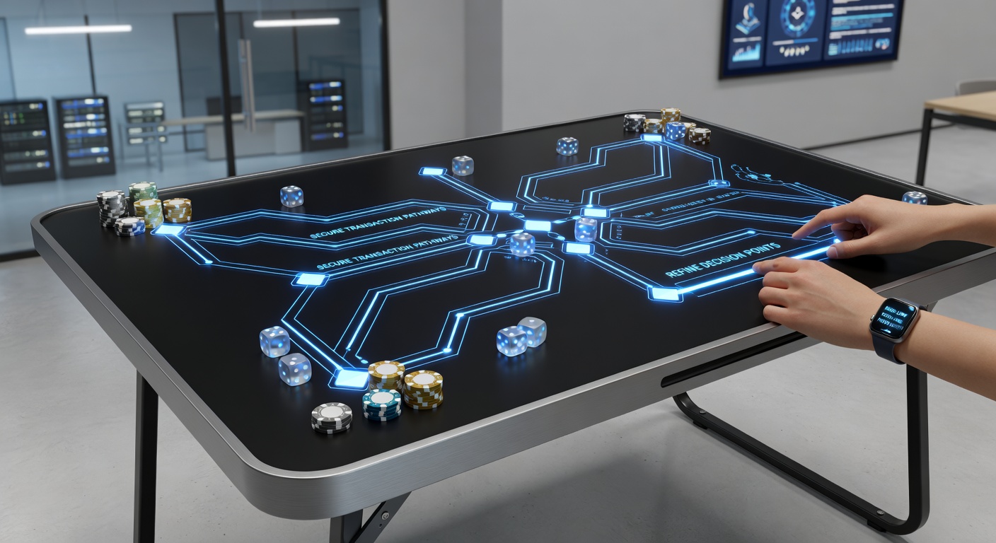 Close-up view of tablet screen showing live dealer table game with secure wallet integration and real-time balance updates