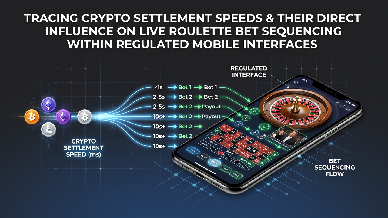 Mobile interface displaying live roulette table with cryptocurrency transaction indicators overlaid on betting layout